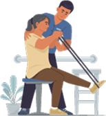 診療案内_挿絵イラスト(リハビリテーション)